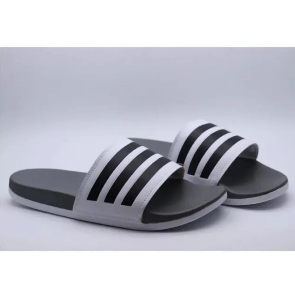 ADIDAS ADILETTE COMFORT SPORTSWEAR SWIM SLIDES - WHITE GZ5895 - MEN - SIZE 18